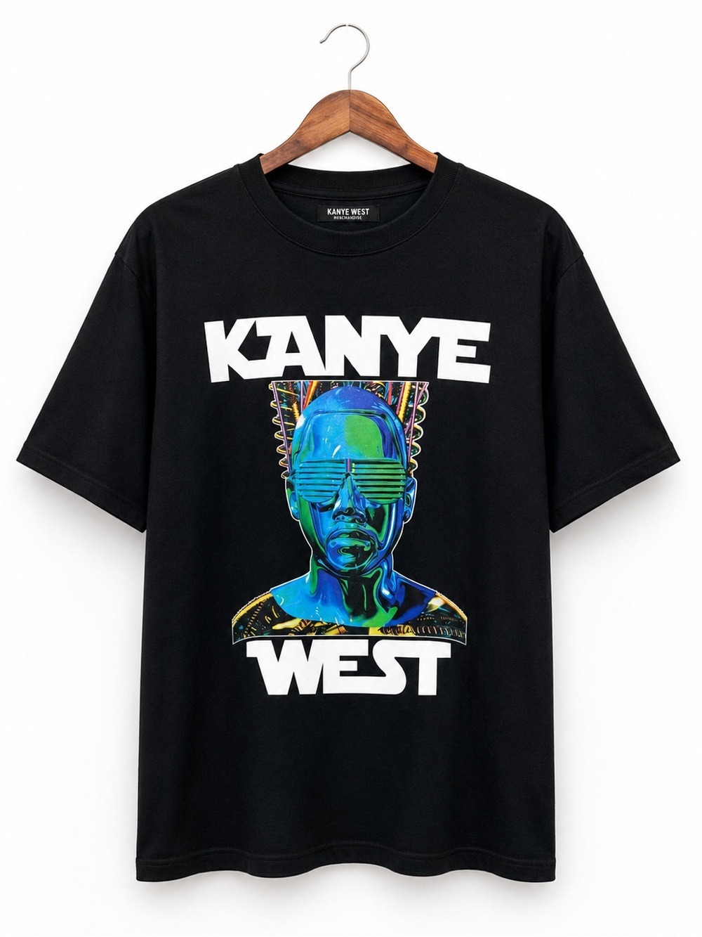 Kanye West Official Graphic T-Shirt XXL Black Y2K Unworn Bravado Outerspace 2014